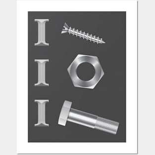 Screws, Nuts and Bolts Posters and Art